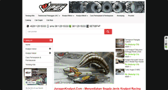 Desktop Screenshot of juraganknalpot.com